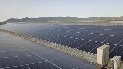 Una instalación de la compañía Cubierta Solar.