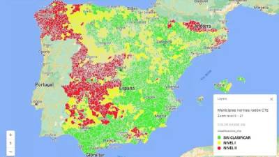 Estos son los municipios de la Península Ibérica con más radón / CSN