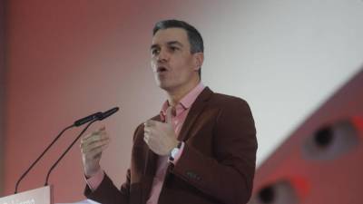 Pedro Sánchez, en el acto en València.