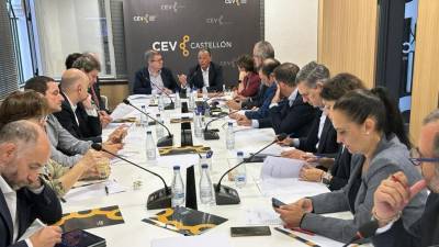 Reunión de la junta directiva de CEV Castellón.