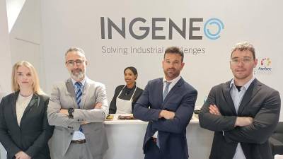 El equipo de Ingeneo en Cevisama 2023.