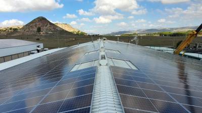 Imagen de una de las instalaciones de la firma Cubierta Solar.