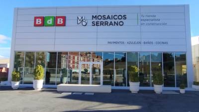 Las instalaciones de BdB Mosaicos Serrano.