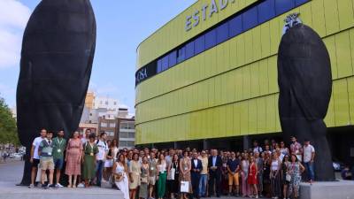 Los asistentes al encuentro del Instituto de Tecnología Cerámica en Vila-real.