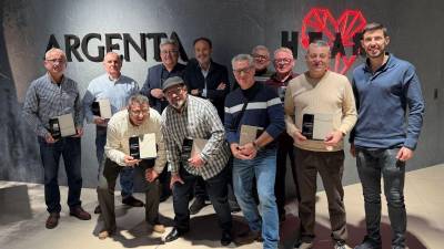 Imagen del acto celebrado en el showroom de Argenta.