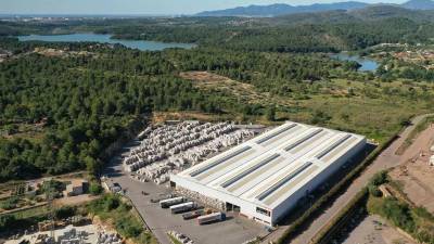 Vista aérea de Azteca Cerámica, en una imagen de archivo.