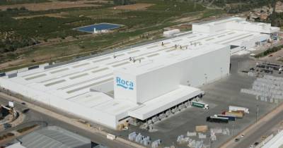 Vista de las instalaciones de Roca Tiles en la Vall d’Uixó (Castellón).