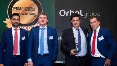 Orbelgrupo, galardonada como mejor empresa de carretillas del año en los premios Movicarga
