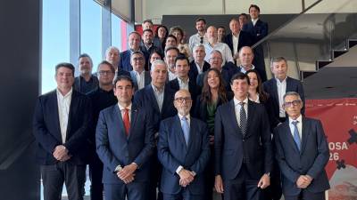 Los participantes en la asamblea general de Anffecc.