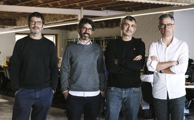 $!David Lorente, Josep Ricart, Xavier Ros y Roger Tudó, de Harquitectes.