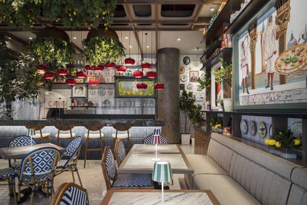 $!La cerámica de APE Grupo ‘viste’ el restaurante Caruso en República Dominicana