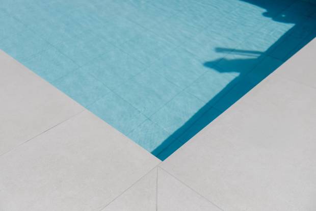 $!La piscina de la vivienda.