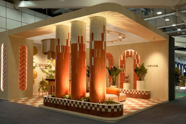 $!El espacio de Cevica en Cersaie 2025.
