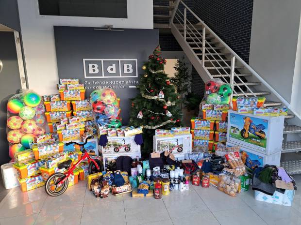 $!Imagen de la recogida de juguetes en las instalaciones de BdB.