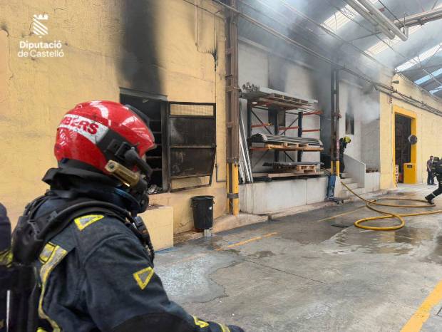$!Imagen del incendio.