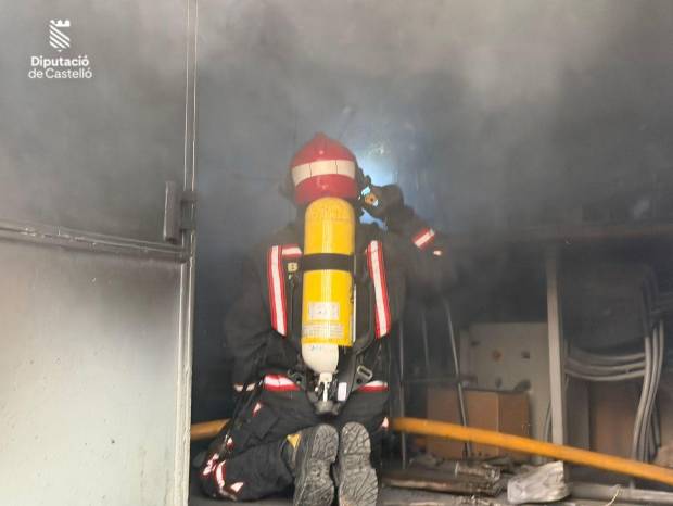 $!Imagen del incendio.