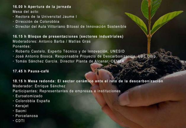 La UJI albergará una jornada sobre la descarbonización en la cerámica de Castellón $!La UJI albergará una jornada sobre la descarbonización en la cerámica de Castellón