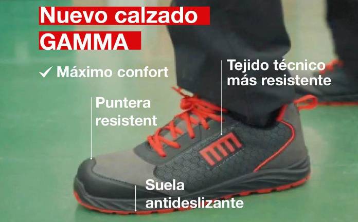 Gamma lanza su primer calzado laboral de marca propia