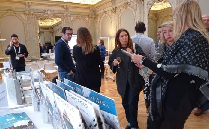 Imagen del espacio promocional de Monopole en el evento París. $!Imagen del espacio promocional de Monopole en el evento París.