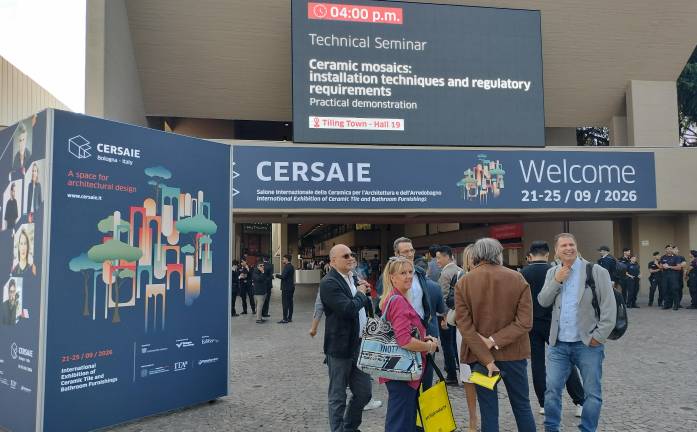 Cersaie 2026 ya está en marcha: las cifras de la gran feria cerámica de Bolonia