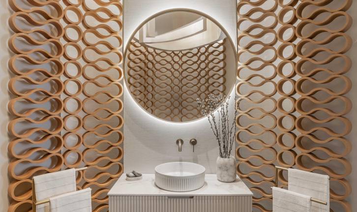 Gresmanc Group exhibe el sistema cerámico O-Buit en Casa Decor