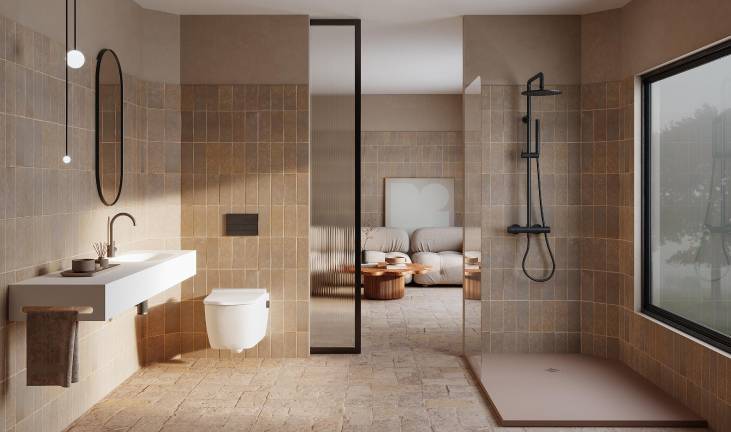 TECE e Hidrobox by TECE conjugan técnica y diseño para el baño en Bolonia
