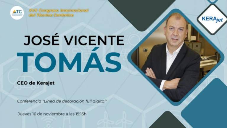 José Vicente Tomás, CEO de Kerajet, presentará la línea de decoración full digital en el Congreso de ATC