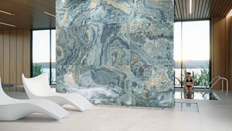 Serie Izmir azul 119x119 cm $!Serie Izmir azul 119x119 cm