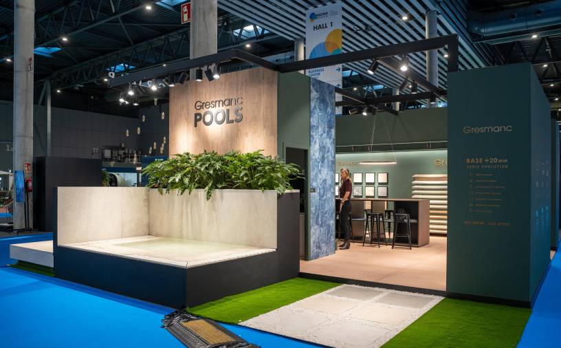 Galería de fotos | La cerámica de Gresmanc Group destaca en Piscina Barcelona