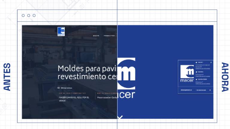 Macer estrena su nueva página web en internet
