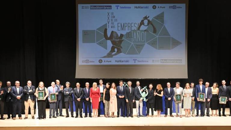 Expectación ante la ceremonia de los premios Empresa del Año de Castellón
