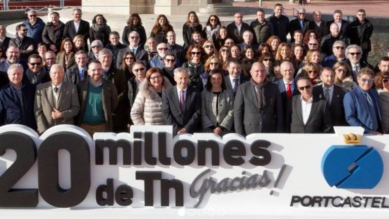 PortCastelló traspasa la frontera de los 20 millones de toneladas en un año