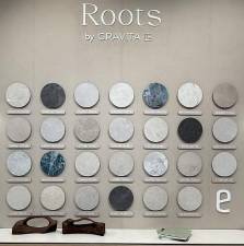 $!Roots by Gravita en el estand de Ecoceramic en Cersaie.
