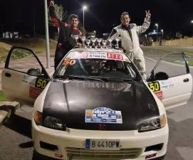 $!Samuel y Jordi Ortiz, tras una reciente y brillante participación en el Rallye de La Nucía.