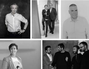 Los integrantes del jurado de la vigesimotercera edición de los Premios Cerámica de Ascer.
