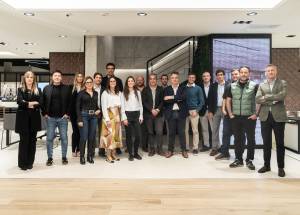 Los participantes en el evento de Porcelanosa Grupo en Vila-real.