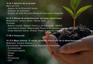 $!La UJI albergará una jornada sobre la descarbonización en la cerámica de Castellón