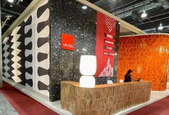 $!Cevisama 2023 | Los cinco mejores estands de la feria son Neolith, Roca Tiles, Vives, Poalgi y Maier