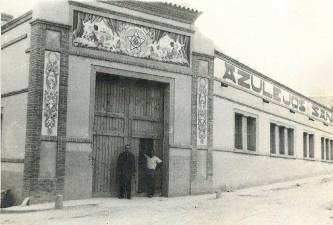 $!Azulejos Sanchis. Fotografía de 1920.