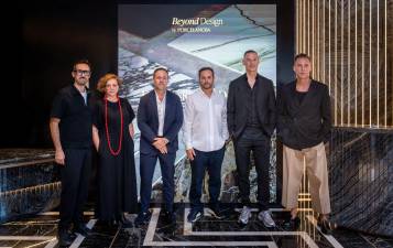 $!Creadores de las piezas diseñadas con Xtone y Krion para Porcelanosa.