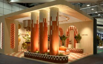 $!El espacio de Cevica en Cersaie 2025.