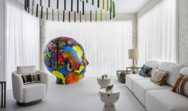 Detalle del espacio en Marbella Design &amp; Art.