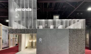 $!Imagen del espacio comercial de Peronda en Coverings 2024.