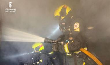 Imagen del incendio.