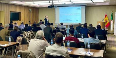 Uno de los encuentros con empresas locales en la misión comercial de Asebec organizada por ICEX y la Oficina Económica y Comercial de España en Argel.