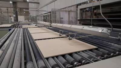 Una fábrica de cerámica de Castellón.