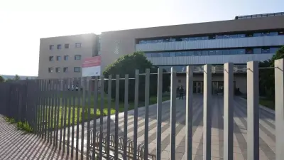 Exterior del edificio de la Ciutat de la Justícia de Castellón, en una foto de archivo.