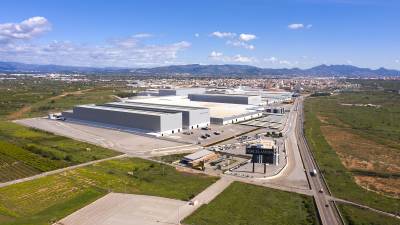$!Vista aérea de las instalaciones centrales de Porcelanosa, ubicadas en Vila real.