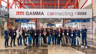 Parte del equipo de Gamma en la edición 2025 de Gamma Connecting 2025.