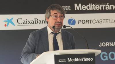 José Vicente Todolí, director general de Economía de la Conselleria, en Castelló, en la jornada de ‘Mediterráneo’.